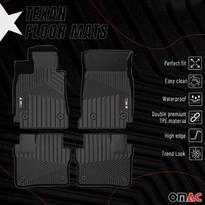 Cadillac CT6 Floor Mats - Front + Rear - Omac - Texan - '16-'20